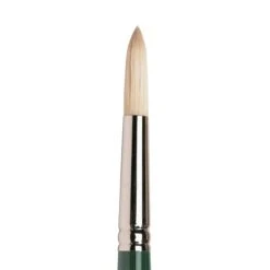 Winsor & Newton Winton Long Handled Hog Brush - Round 18 Winsor & Newton Winton Long Handled Hog Brush - Round -Painting Supplies 094376870435 W N WINTON HOG BRUSH ROUND LONG HANDLE NO 12