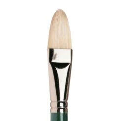 Winsor & Newton Winton Long Handled Hog Brush - Filbert -Painting Supplies 094376870510 W N WINTON HOG BRUSH FILBERT LONG HANDLE NO 12