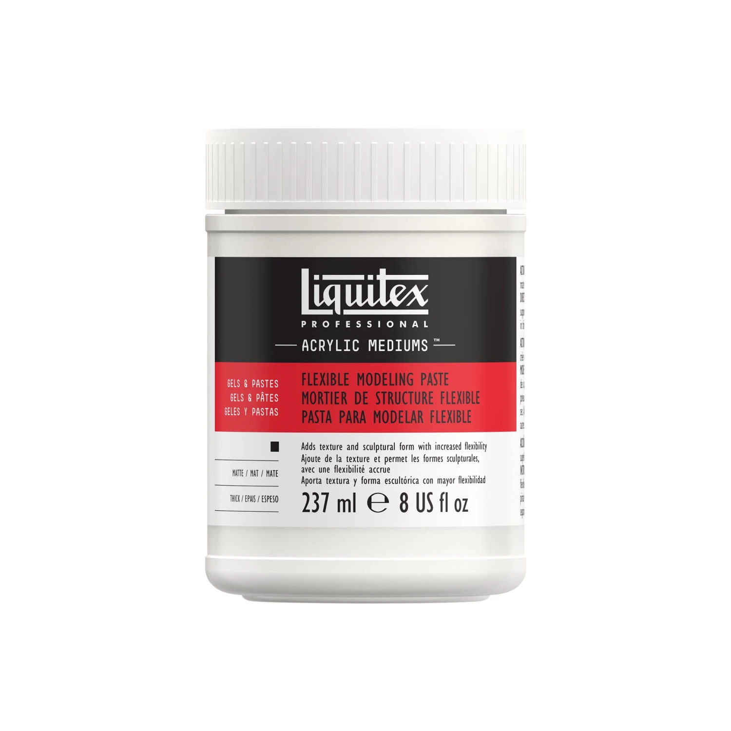 Liquitex Professional Flexible Modelling Paste - 237ml 1 Liquitex Professional Flexible Modelling Paste - 237ml