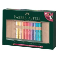 Faber-Castell Polychromos Colour Pencils - Pencil Roll 34 Pieces 6 Faber-Castell Polychromos Colour Pencils - Pencil Roll 34 Pieces -Painting Supplies 110030 Polychromos colour pencil pencil roll filled 34 pieces High Res 61801