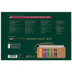 Faber-Castell Polychromos Colour Pencils - Pencil Roll 34 Pieces 7 Faber-Castell Polychromos Colour Pencils - Pencil Roll 34 Pieces -Painting Supplies 110030 Polychromos colour pencil pencil roll filled 34 pieces High Res 82168