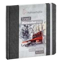 Hahnemühle 'Toned' Watercolour Books - Grey 200gsm (95lb) 6 Hahnemühle 'Toned' Watercolour Books - Grey 200gsm (95lb) -Painting Supplies 14 14 grey
