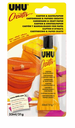 UHU® UHU Creativ' Cardboard & Craft Paper Glue/Adhesive - 33ml/31g