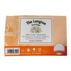 Daler-Rowney Langton Prestige Watercolour Board - 30"x22" (76x56cm) - Pack Of 5 7 Daler-Rowney Langton Prestige Watercolour Board - 30"x22" (76x56cm) - Pack Of 5 -Painting Supplies 304275320
