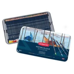 Derwent Watercolour Pencils - Assorted Sets -Painting Supplies 32885 Watercolour 36 Open