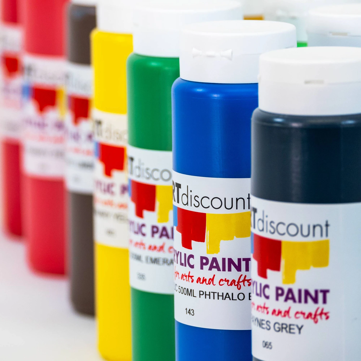 ARTdiscount Acrylic Paint 500ml - Single Bottles 2 ARTdiscount Acrylic Paint 500ml - Single Bottles - Image 2