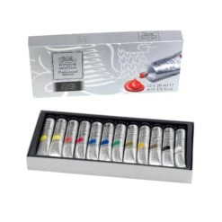 Winsor & Newton Professional Acrylic 12 Tube Set -Painting Supplies 5012572013321 W NPROFESSIONALACRYLICCOLOURSTARTERSET12X20ML OPEN 5012572013321