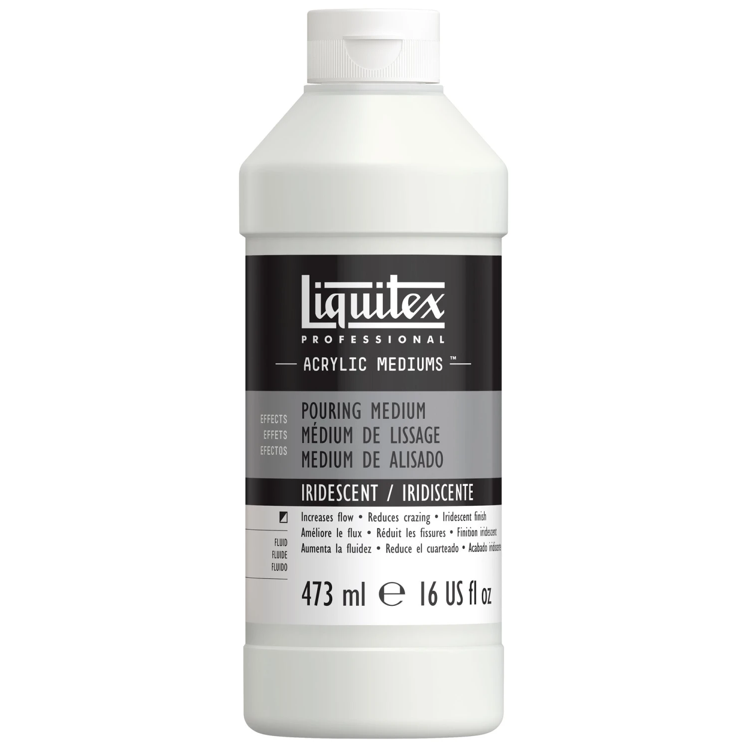 Liquitex Professional Pouring Medium Iridescent 473ml 1 Liquitex Professional Pouring Medium Iridescent 473ml
