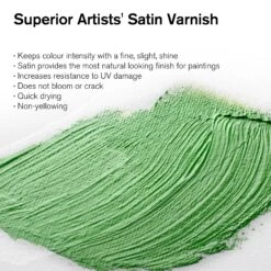 Winsor & Newton Professional Artists' Varnish -Painting Supplies 884955002339 W NOILMEDIUMARTISTSSATINVARNISH USPBULLETS