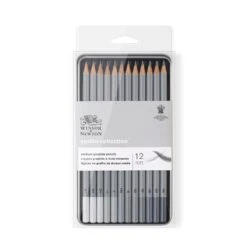 Winsor & Newton Studio Collection Medium Graphite Pencil X12