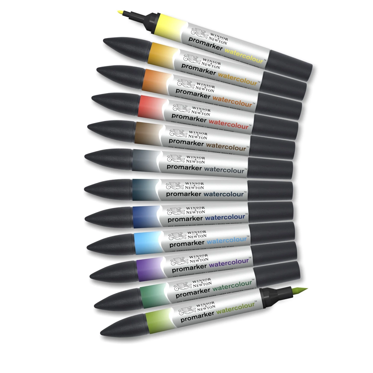 Winsor & Newton Promarker Watercolour Set Of 12 - Landscape Tones 2 Winsor & Newton Promarker Watercolour Set Of 12 - Landscape Tones - Image 2