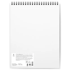 Winsor & Newton Watercolour Spiral Bound Pads - 140lb/300gsm -Painting Supplies 884955076538 WNWATERCOLOURPADWIRE OCOLD30028X36884955076538 BACK HighResolution
