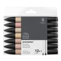 Winsor & Newton Promarker 12+1 Set - Skin Tones