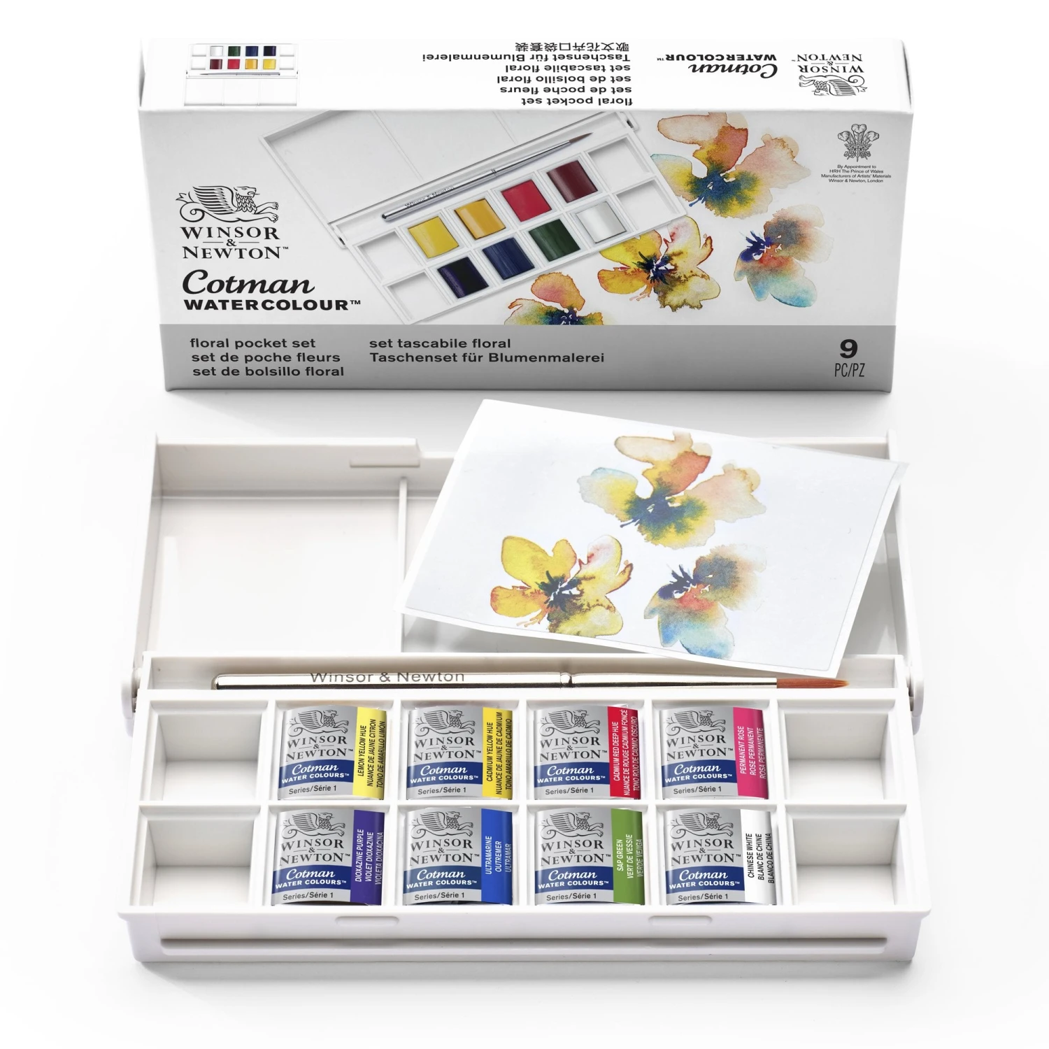 Winsor & Newton Cotman Watercolour FLORAL Pocket Set 2 Winsor & Newton Cotman Watercolour FLORAL Pocket Set - Image 2