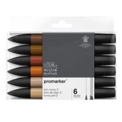 Winsor & Newton Promarker 6 Set Skin Tones (Set 2)