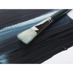 Winsor & Newton Winton Long Handled Hog Brush - Short Flat -Painting Supplies 93002