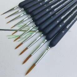 ARTessentials Ultra Fine Tip Artists Brushes - Set Of 10 12 ARTessentials Ultra Fine Tip Artists Brushes - Set Of 10 -Painting Supplies ARTessentials brushes 10