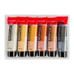 Amsterdam Acrylic Paint Metallic Set 6 X 20ml 7 Amsterdam Acrylic Paint Metallic Set 6 X 20ml -Painting Supplies Amsterdam Metallic3