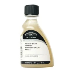 Winsor & Newton Professional Artists' Varnish -Painting Supplies Artists Satin Varnish 250ml