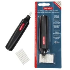 Derwent Battery Operated Eraser 8 Derwent Battery Operated Eraser -Painting Supplies Battery Operated Eraser out of packaging