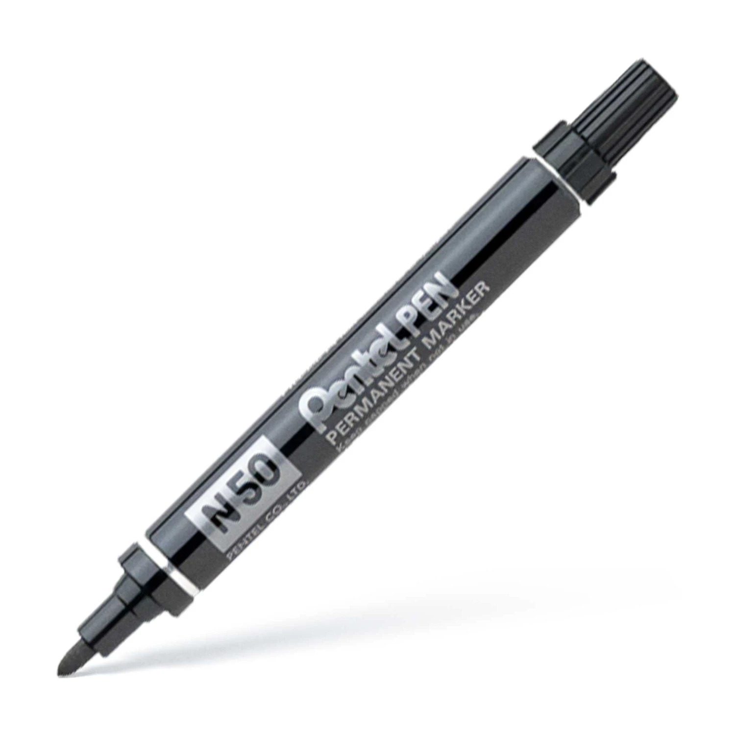Pentel Black Bullet Point Permanent Markers - Box Of 12 1 Pentel Black Bullet Point Permanent Markers - Box Of 12