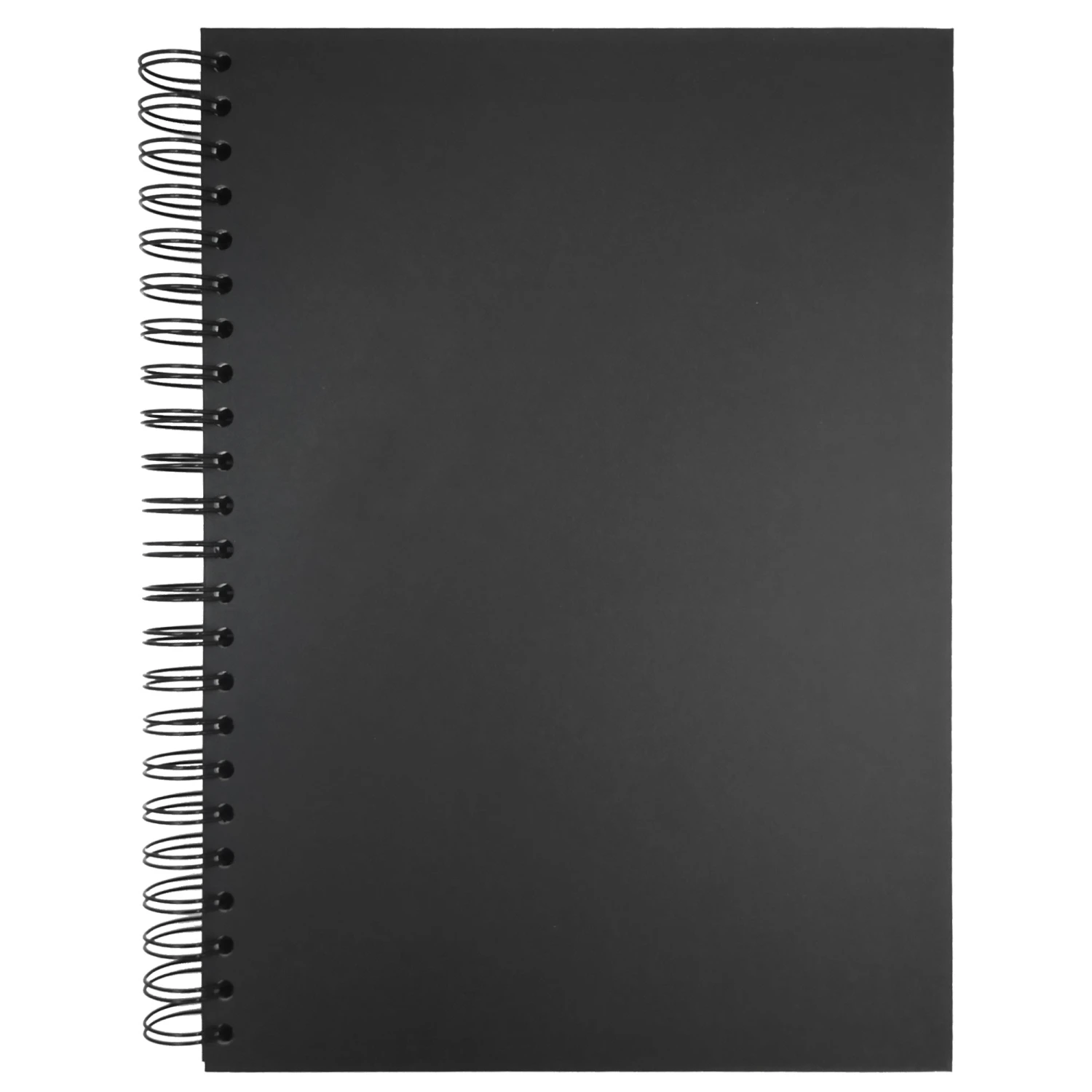 Seawhite Black Card Hardback Spiral Sketchbook - 220gsm - 40 Sheets 1 Seawhite Black Card Hardback Spiral Sketchbook - 220gsm - 40 Sheets