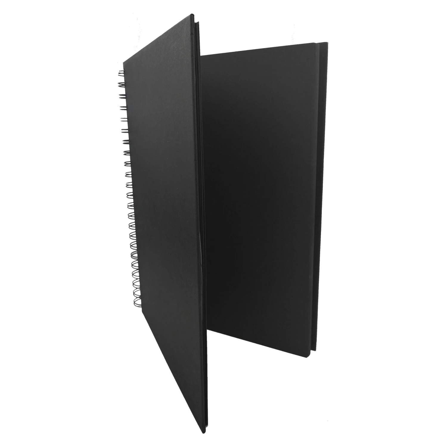 Seawhite Black Card Hardback Spiral Sketchbook - 220gsm - 40 Sheets 3 Seawhite Black Card Hardback Spiral Sketchbook - 220gsm - 40 Sheets - Image 3
