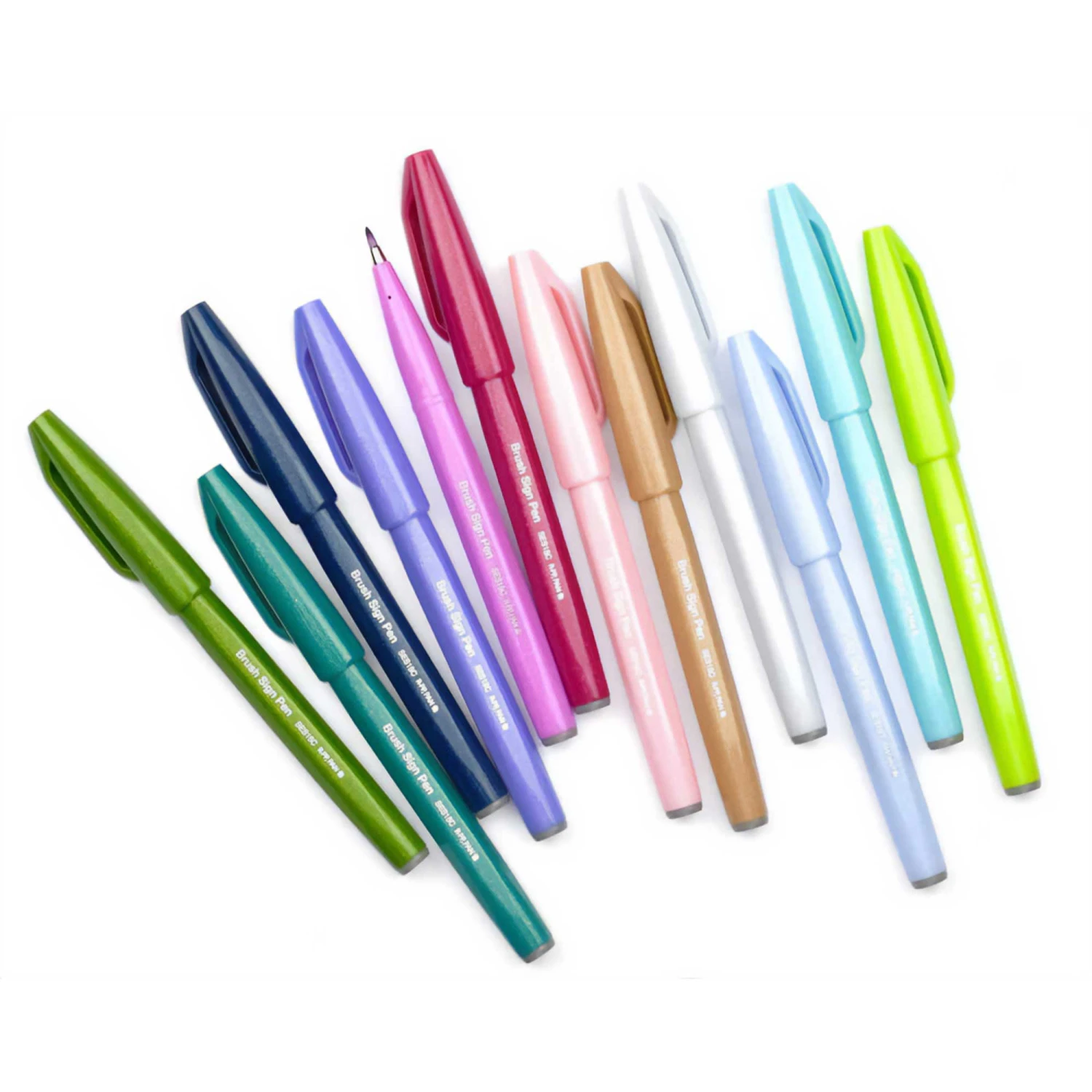 Pentel Arts Brush Sign Pen - New Pastel Shades 2 Pentel Arts Brush Sign Pen - New Pastel Shades - Image 2