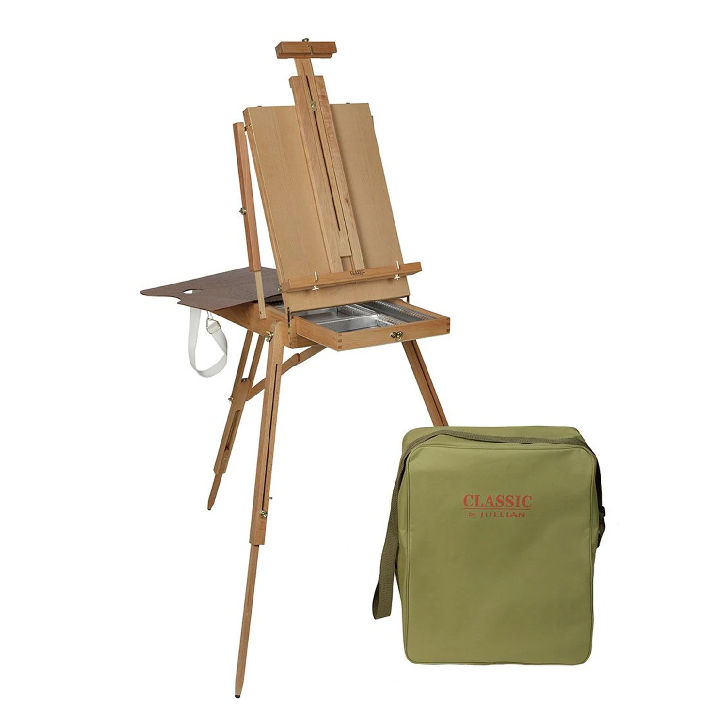 Jullian Classic Full Size Sketch Box Easel With Carrying Bag 1 Jullian Classic Full Size Sketch Box Easel With Carrying Bag