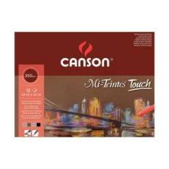 Canson Mi-Teintes Touch Pastel Pads - 350gsm - 12 Sheets