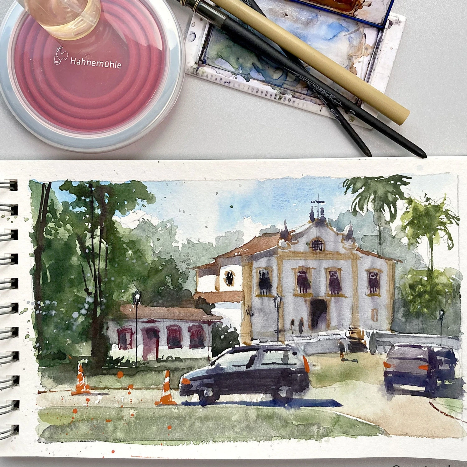 Hahnemühle Bamboo Carnet De Voyage Mixed Media Pad 265gsm (125lb) 15.3 X 25cm 3 Hahnemühle Bamboo Carnet De Voyage Mixed Media Pad 265gsm (125lb) 15.3 X 25cm - Image 3