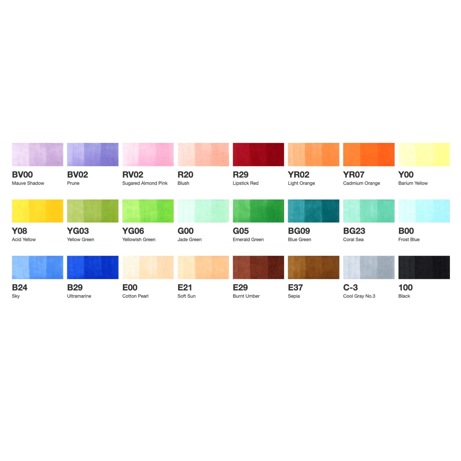 COPIC Ciao Set Of 24 Basic Colours 2 COPIC Ciao Set Of 24 Basic Colours - Image 2