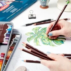 Derwent Coloursoft Wooden Box Set 72 5 Derwent Coloursoft Wooden Box Set 72 -Painting Supplies Coloursoft Lifestyle