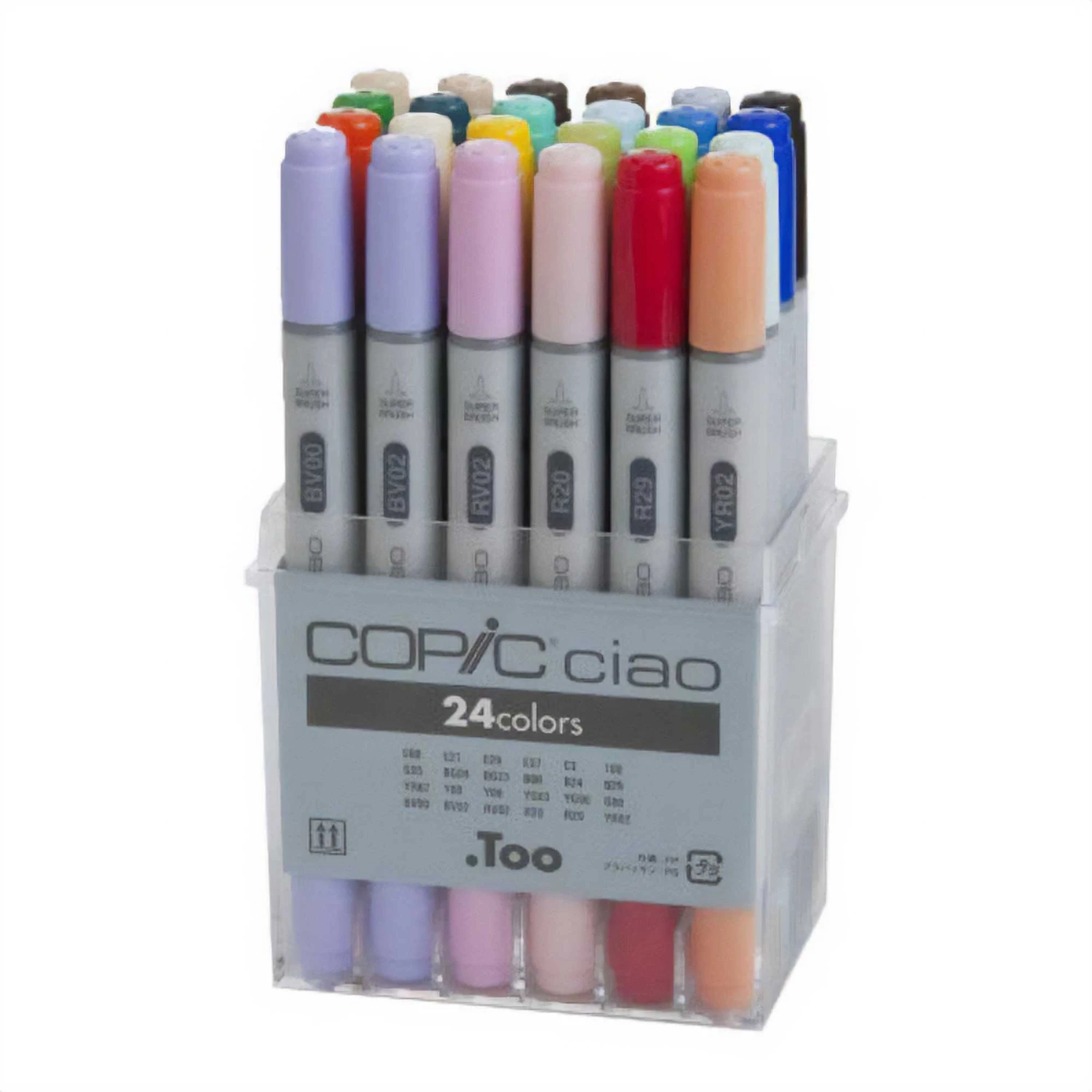 COPIC Ciao Set Of 24 Basic Colours 1 COPIC Ciao Set Of 24 Basic Colours
