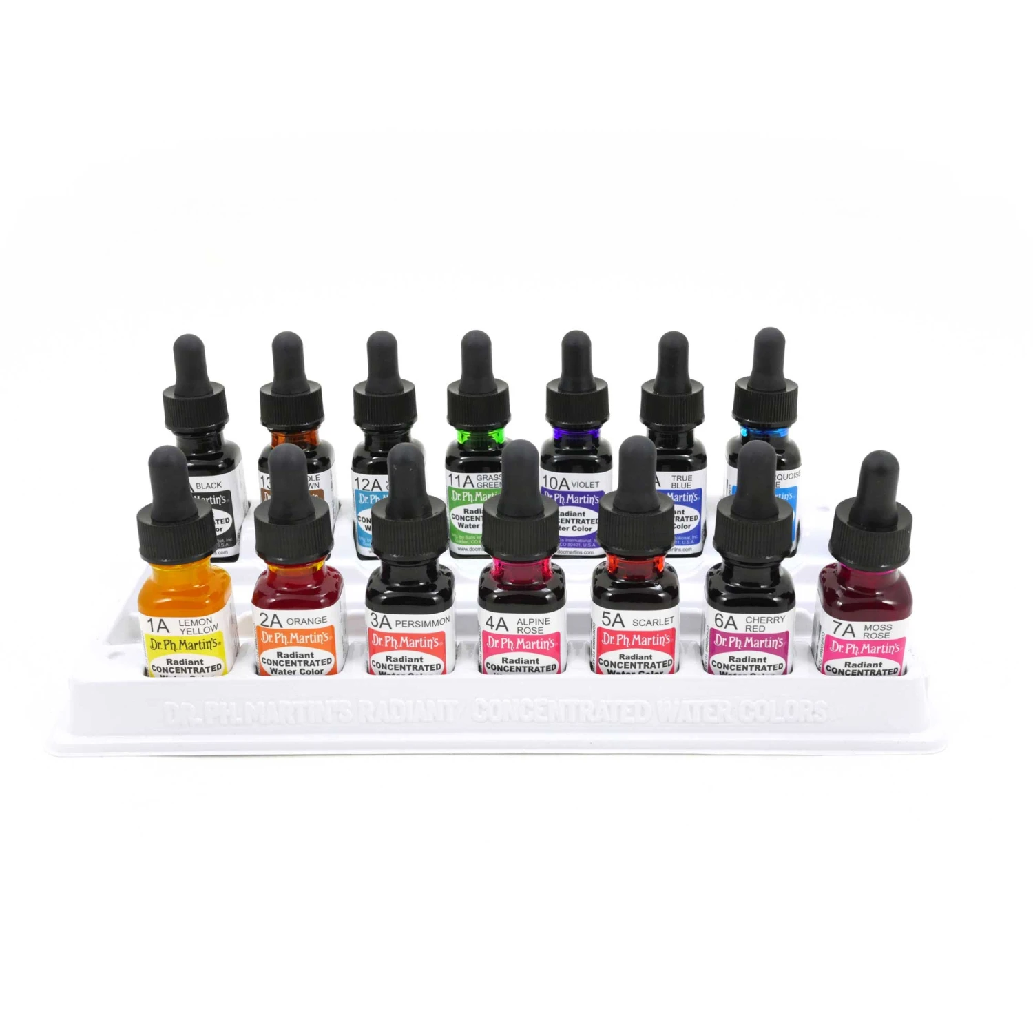 Dr. Ph. Martin's Radiant Concentrated Watercolour Ink - Set A 4 Dr. Ph. Martin's Radiant Concentrated Watercolour Ink - Set A - Image 4