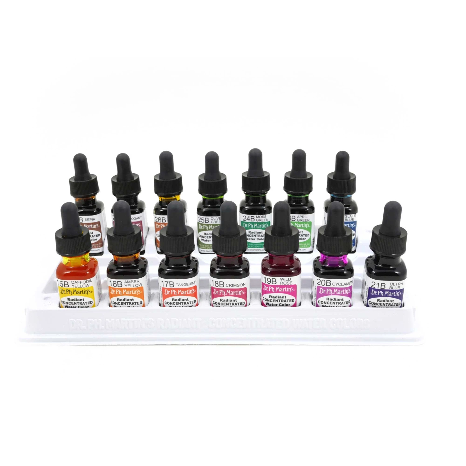 Dr. Ph. Martin's Radiant Concentrated Watercolour Ink - Set B 3 Dr. Ph. Martin's Radiant Concentrated Watercolour Ink - Set B - Image 3