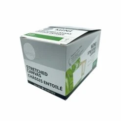 Daler-Rowney Simply Mini Stretched Canvases 4" X 4" (10 X 10cm) - Box Of 16 -Painting Supplies Daler Rowney mini canvases