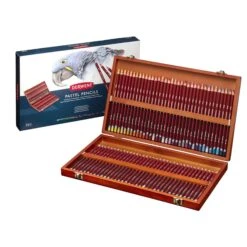 Derwent Pastel Pencil Wooden Box Set Of 72