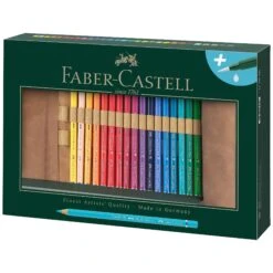 Faber-Castell Albrecht Durer 30 Artists' Watercolour Pencil Set With Roll Case & Brush