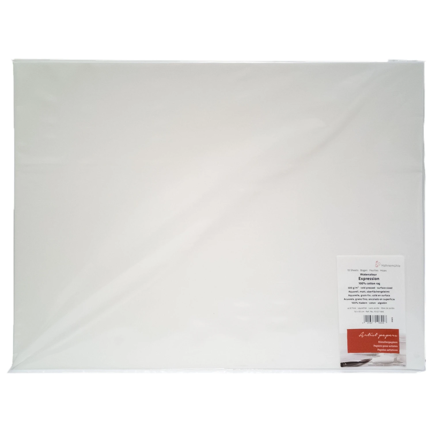 Hahnemühle 'Expression' Watercolour Sheets - Cold Pressed - 50cm X 65cm - 10 Sheets - 300gsm 1 Hahnemühle 'Expression' Watercolour Sheets - Cold Pressed - 50cm X 65cm - 10 Sheets - 300gsm