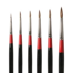 Daler-Rowney Georgian Sable Round Brushes G61 15 Daler-Rowney Georgian Sable Round Brushes G61 -Painting Supplies G61