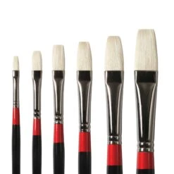 Daler-Rowney Georgian Long Flat Brushes G48 -Painting Supplies Georgian Long Flat