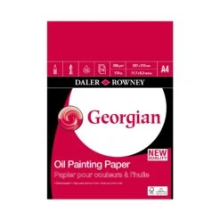 Daler-Rowney Georgian Oil Painting Pad -Painting Supplies Georgian Oil Pad A4