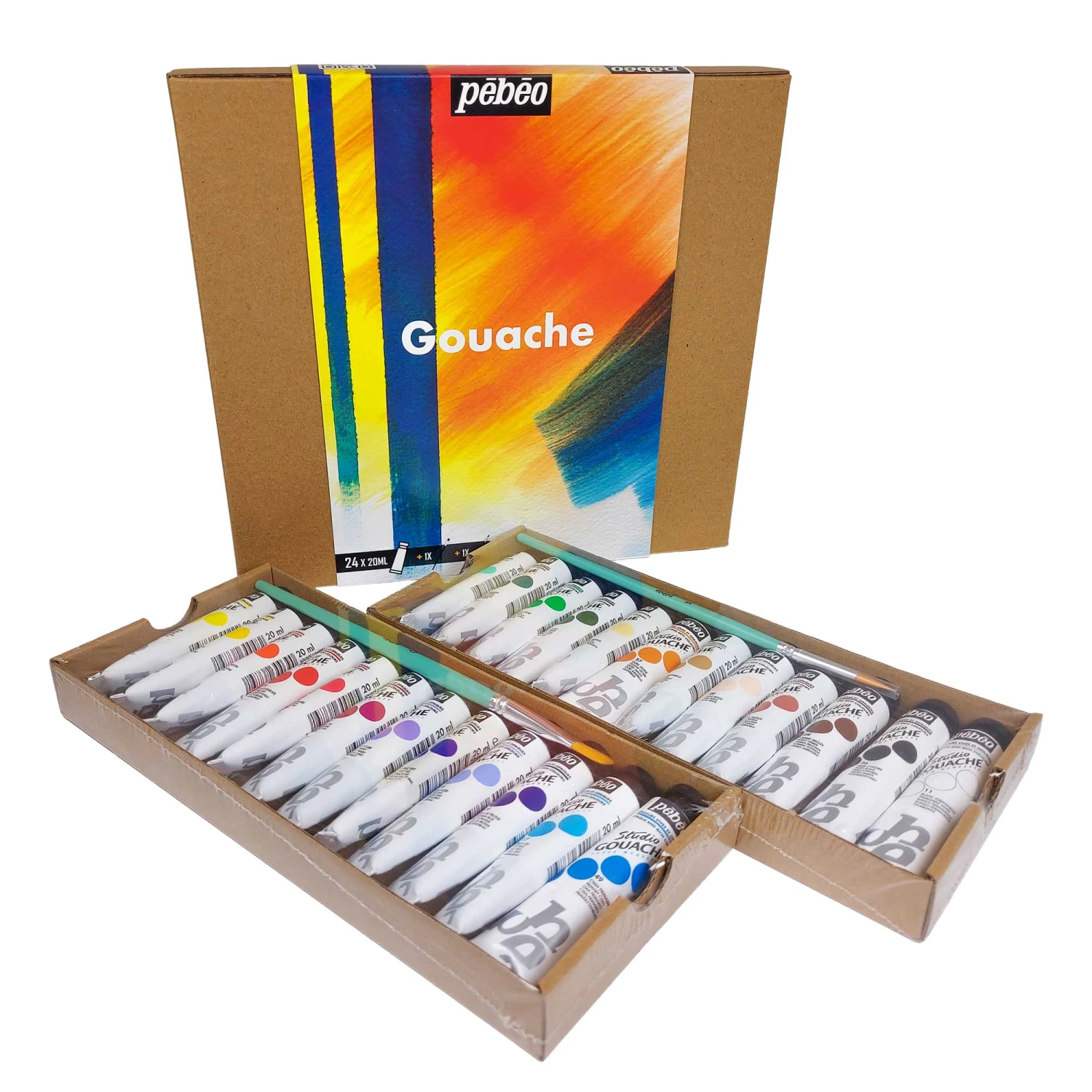 Pebeo Studio XL Gouache Set - 24 X 20ml 1 Pebeo Studio XL Gouache Set - 24 X 20ml