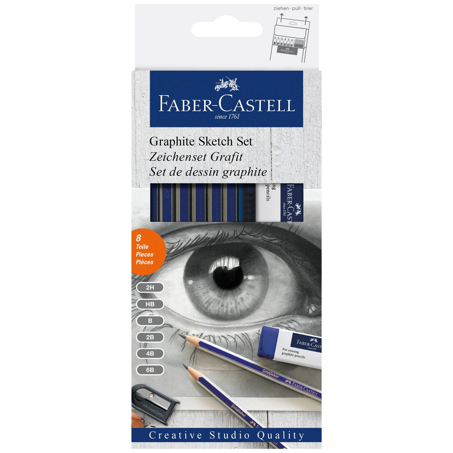 Faber-Castell Graphite Sketch Set - Goldfaber 1 Faber-Castell Graphite Sketch Set - Goldfaber