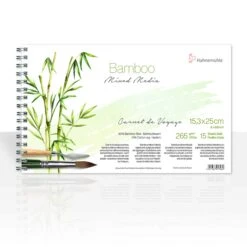Hahnemühle Bamboo Carnet De Voyage Mixed Media Pad 265gsm (125lb) 15.3 X 25cm