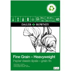 Daler-Rowney ECO Fine Grain Heavyweight Cartridge Pads (GREEN) -Painting Supplies Heavyweight ECO 1