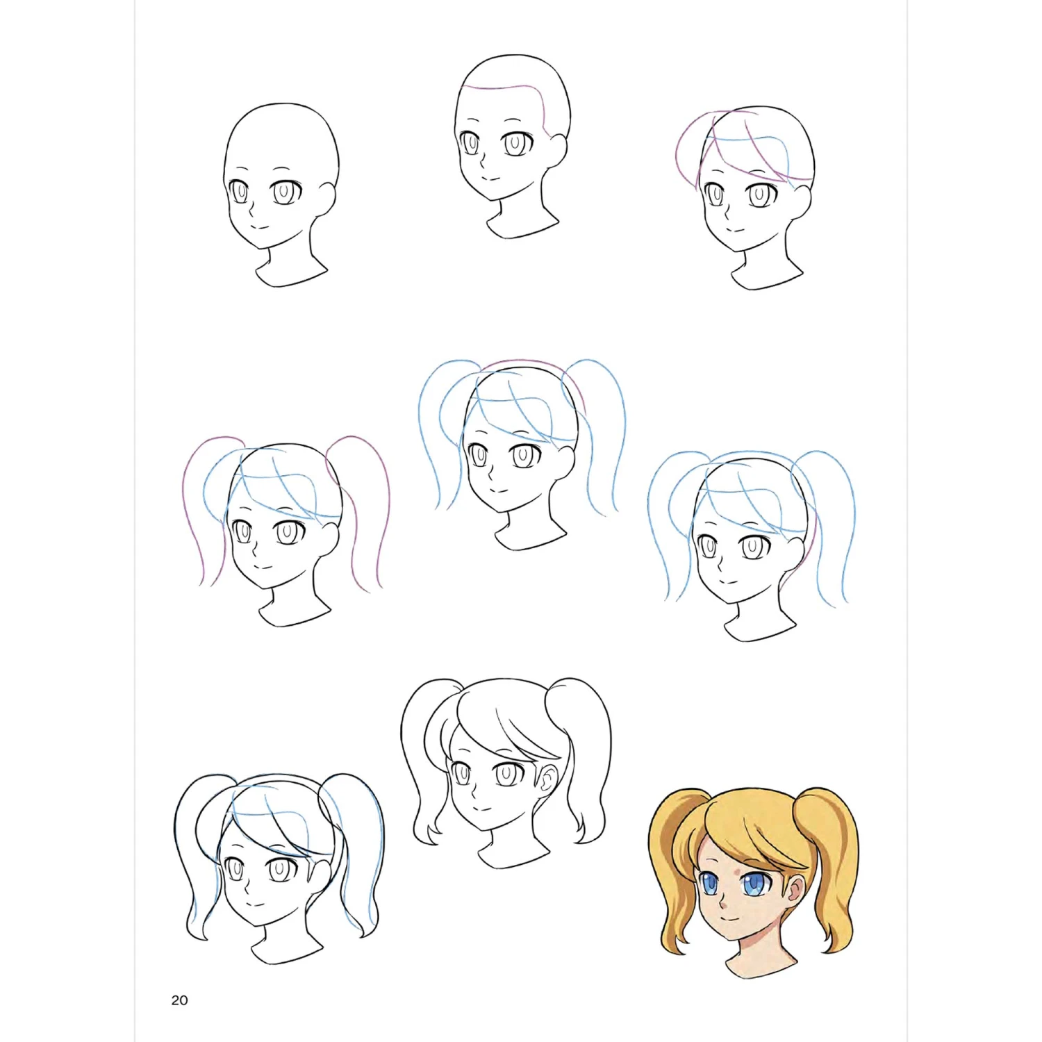 How To Draw: Manga Faces - Yishan Li 4 How To Draw: Manga Faces - Yishan Li - Image 4