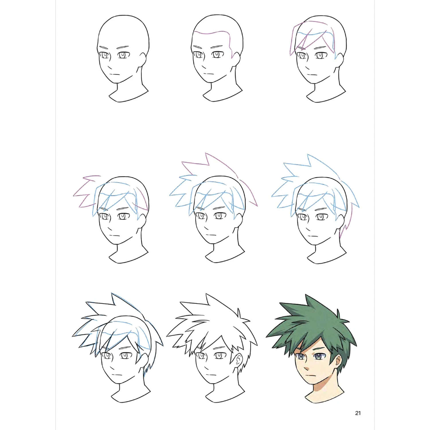 How To Draw: Manga Faces - Yishan Li 5 How To Draw: Manga Faces - Yishan Li - Image 5