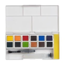 Derwent Inktense 12 Paint Pan Travel Set #1 10 Derwent Inktense 12 Paint Pan Travel Set #1 -Painting Supplies Inktense Paint Set 1 4